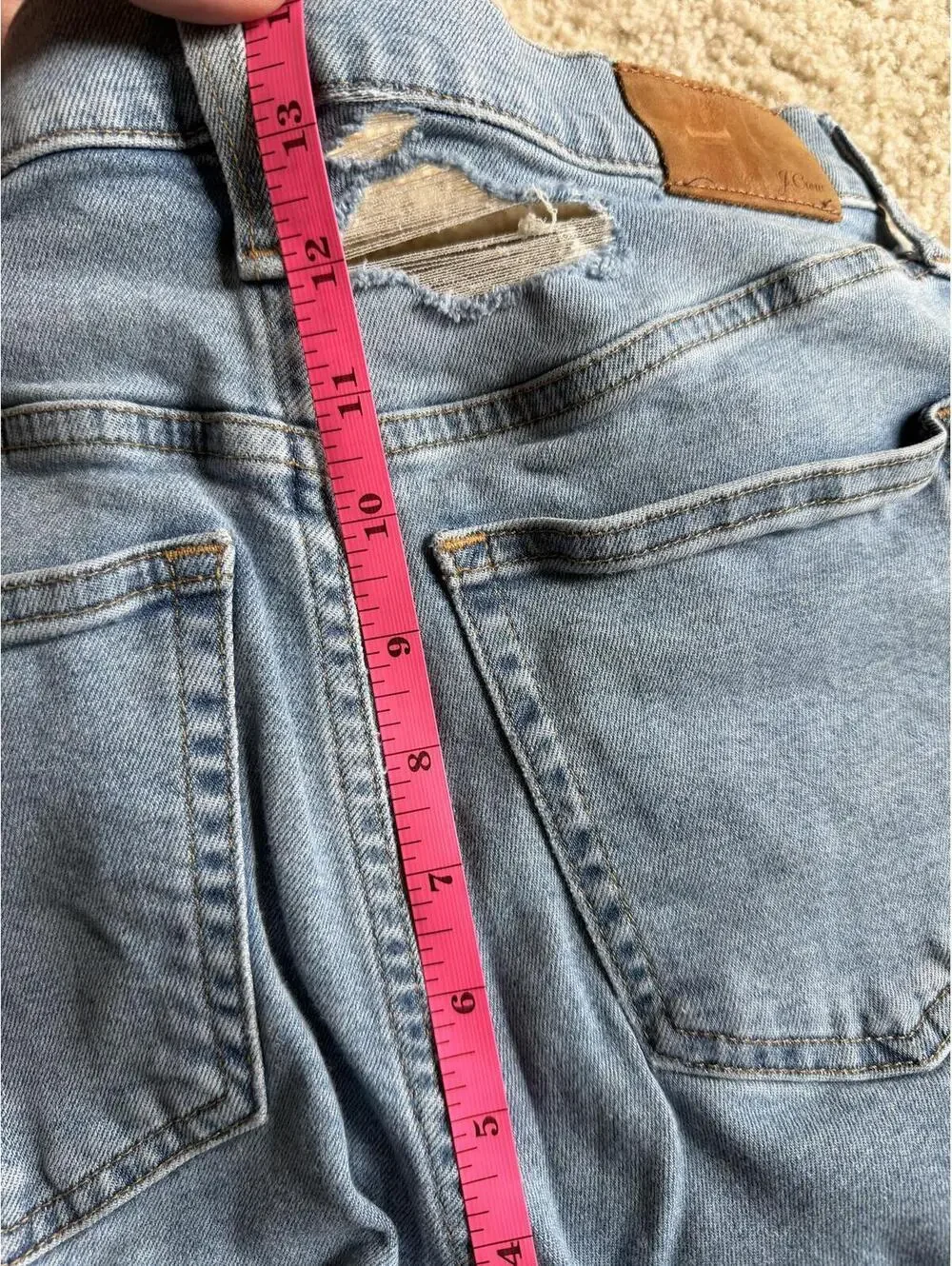 28 J.Crew Demi Bootcut Raw Hem Jeans